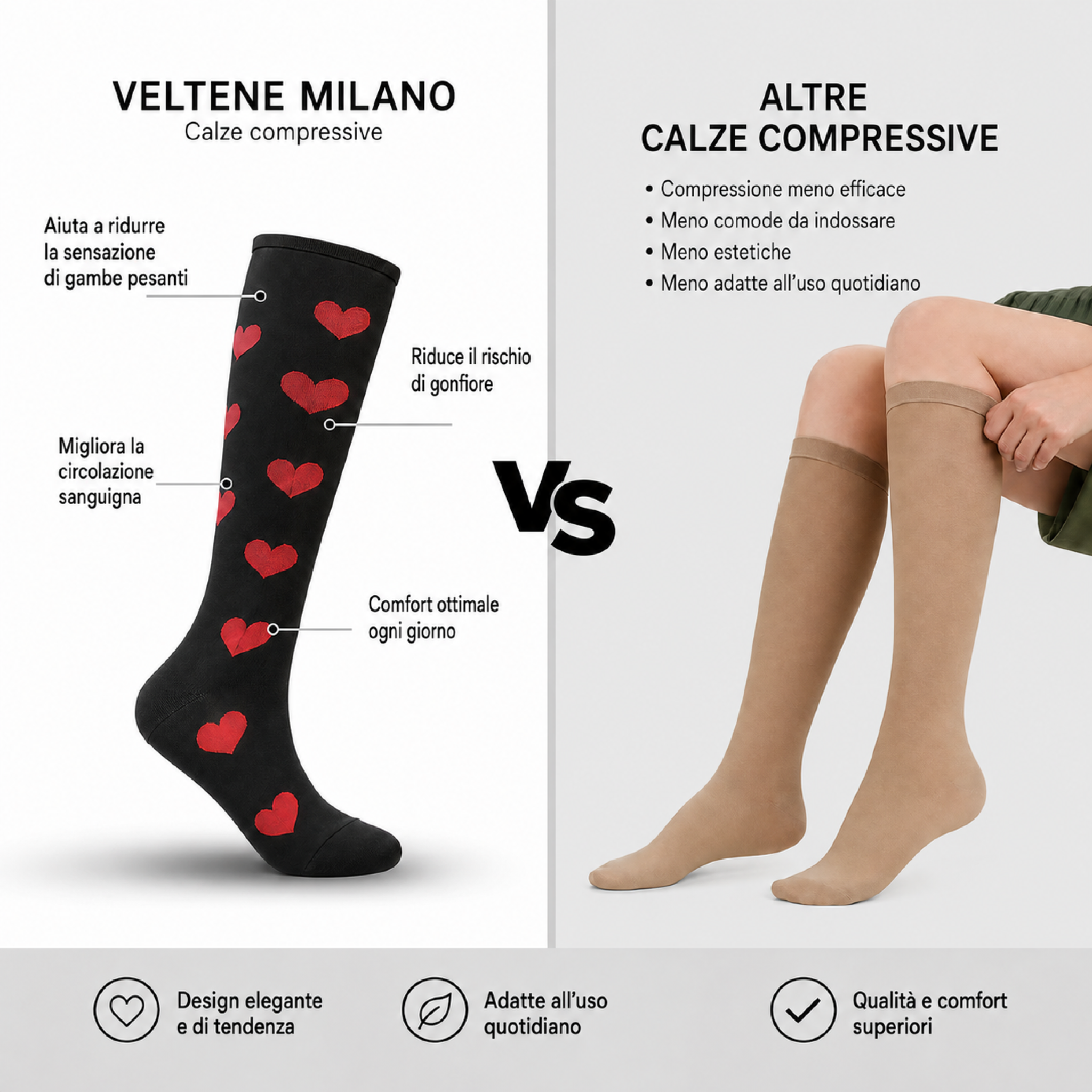 Calze compressive