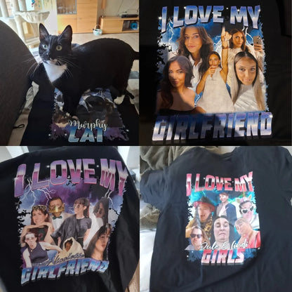 T-shirt personalizzata I Love My Girlfriend Veltene Milano