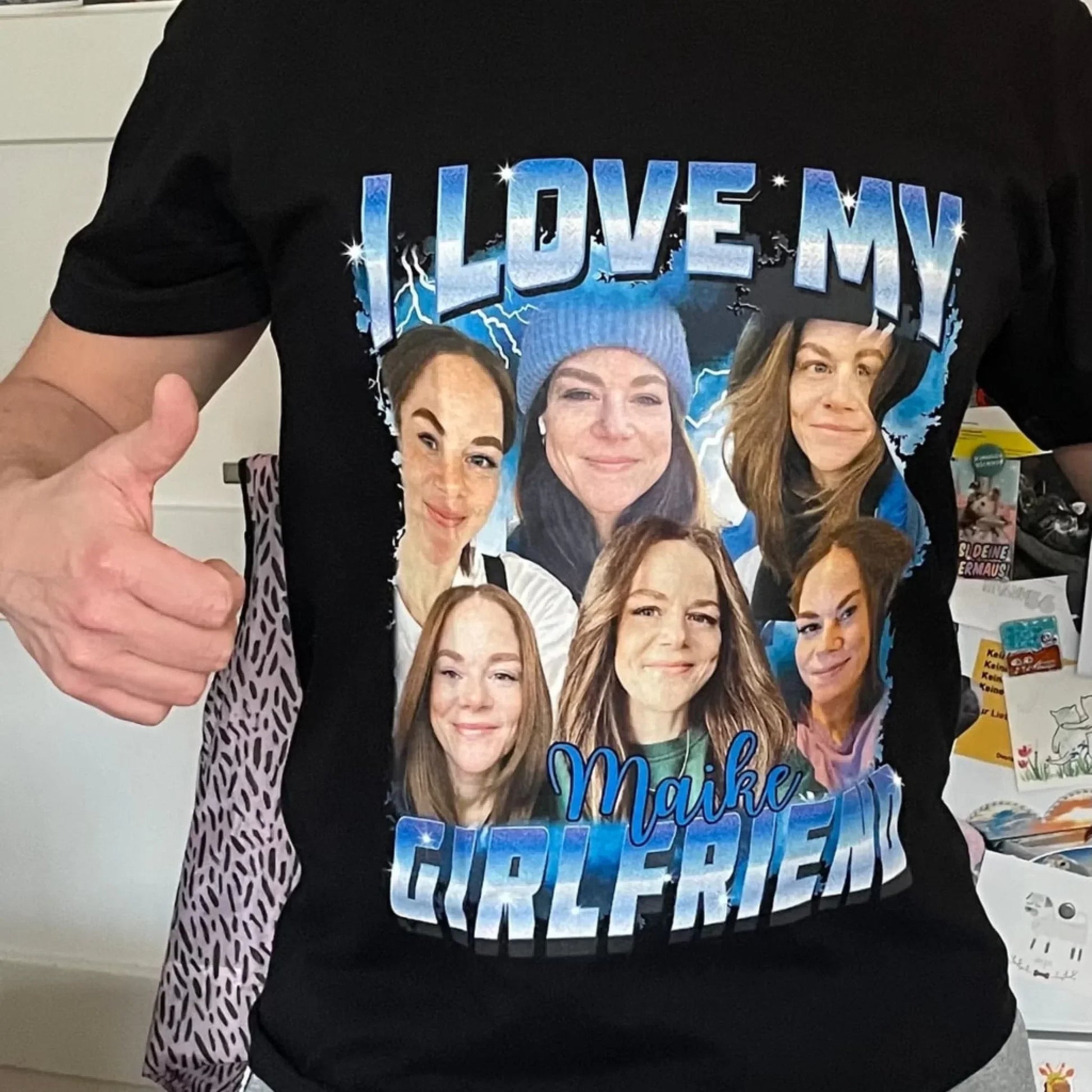 T-shirt personalizzata I Love My Girlfriend Veltene Milano