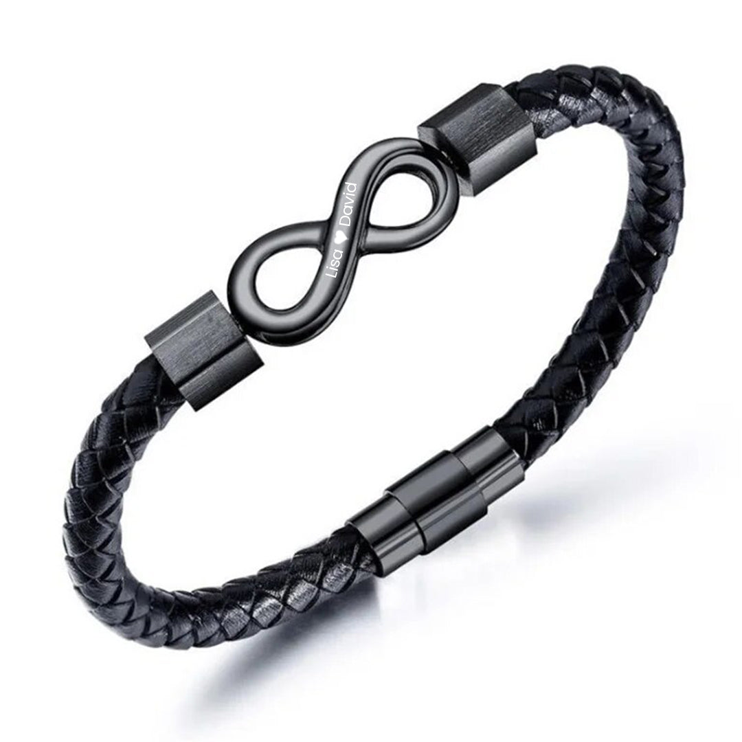 Bracciale Infinito Personalizzato — A mio marito — 4