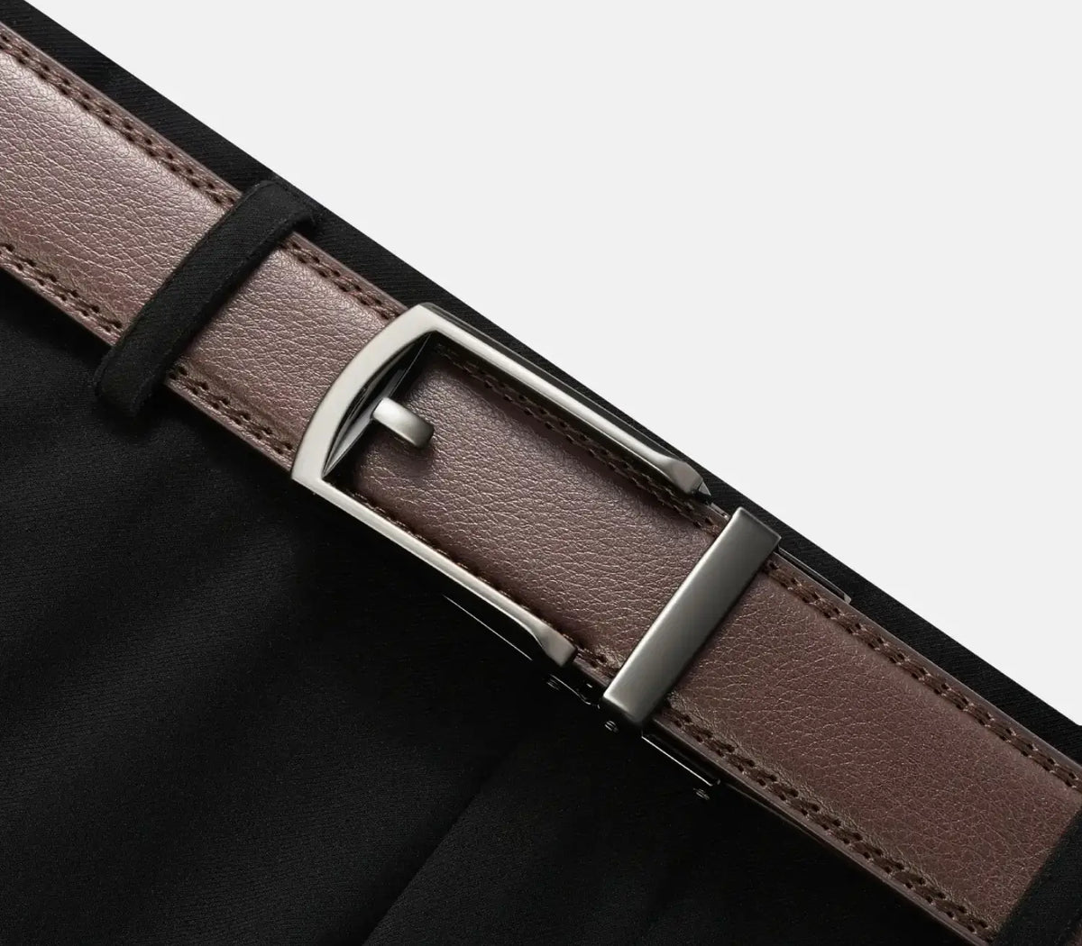 Cintura in pelle con regolazione automatica 6
