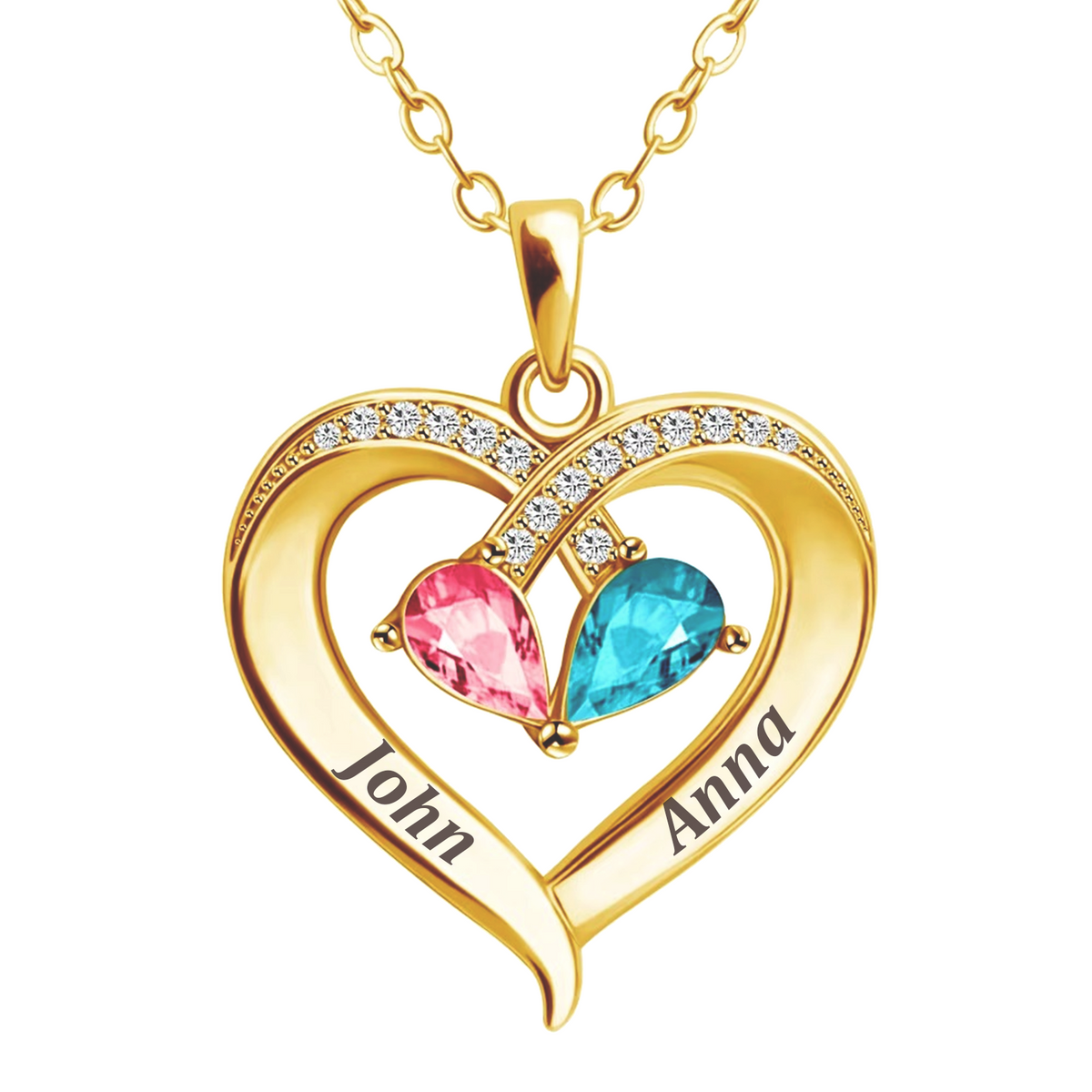 Collana Cuore Eterno Personalizzata — A mia moglie — 7