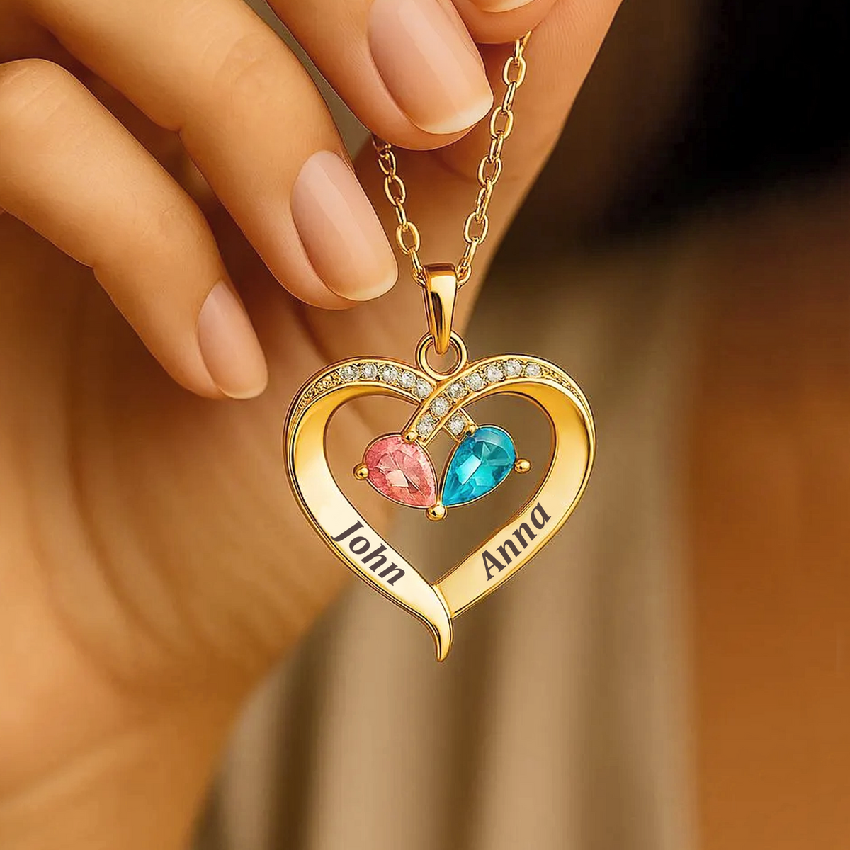 Collana Cuore Eterno Personalizzata — A mia moglie — 6