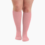 Calze a compressione in bambù - Rosa cipria - Veltene Milano