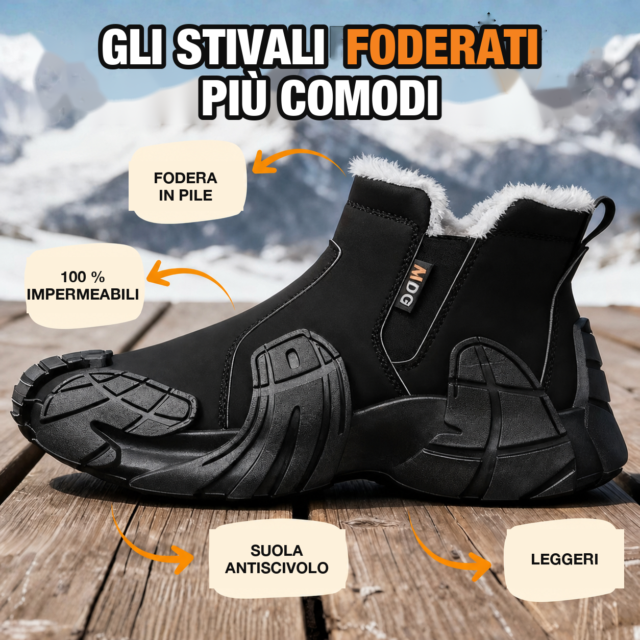 Caratteristiche degli stivali foderati