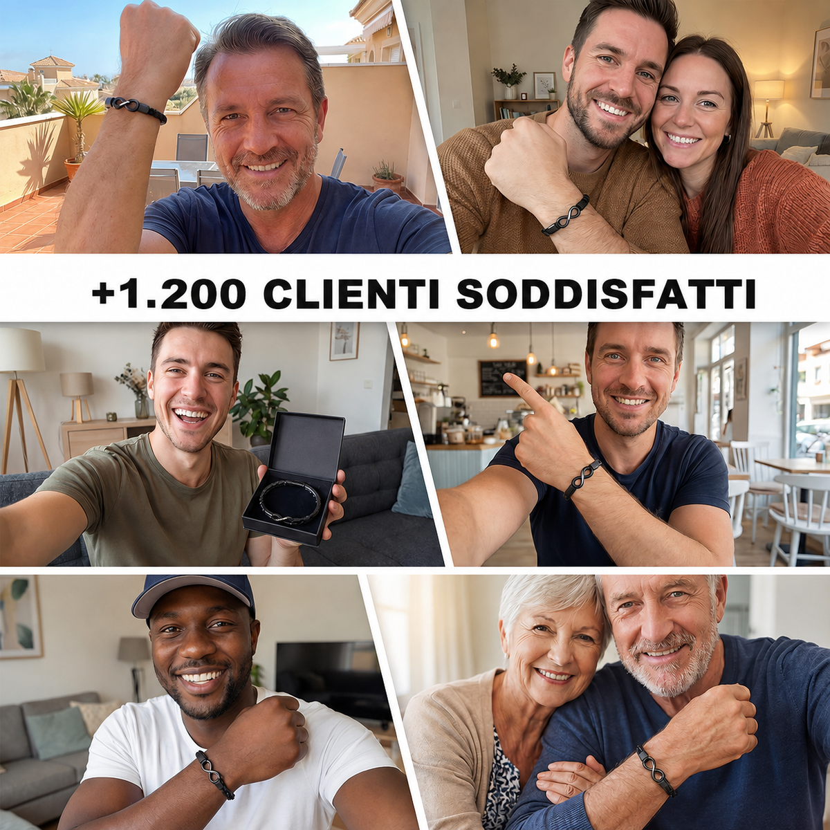 Bracciale Infinito Personalizzato — A mio marito — 3