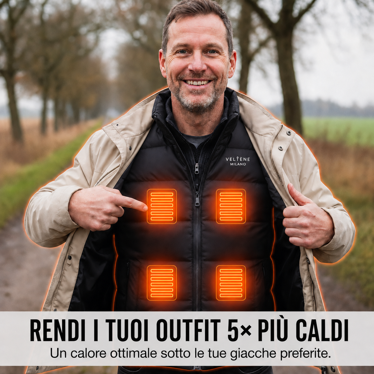 Gilet Riscaldante Veltene Milano Smart — 12