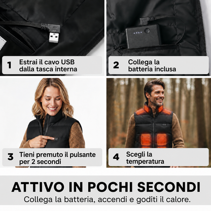 Gilet Riscaldante Veltene Milano Smart — 19