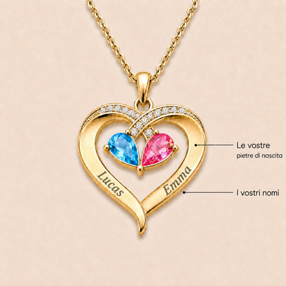 Collana Cuore Eterno Personalizzata — A mia moglie — 3