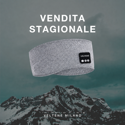 Fascia audio Bluetooth VelteneMilano SkiSound colore grigio