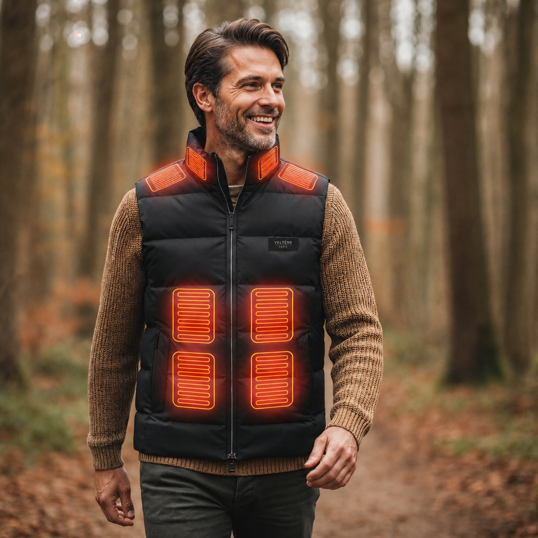 Zone riscaldanti del gilet Veltene Milano Smart