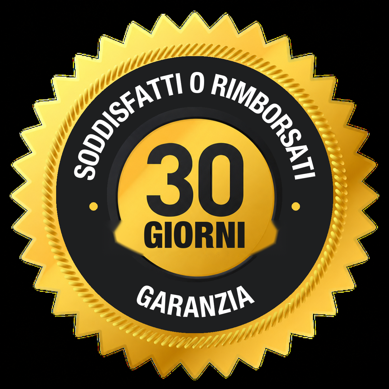 Garanzia soddisfatti o rimborsati per 30 giorni