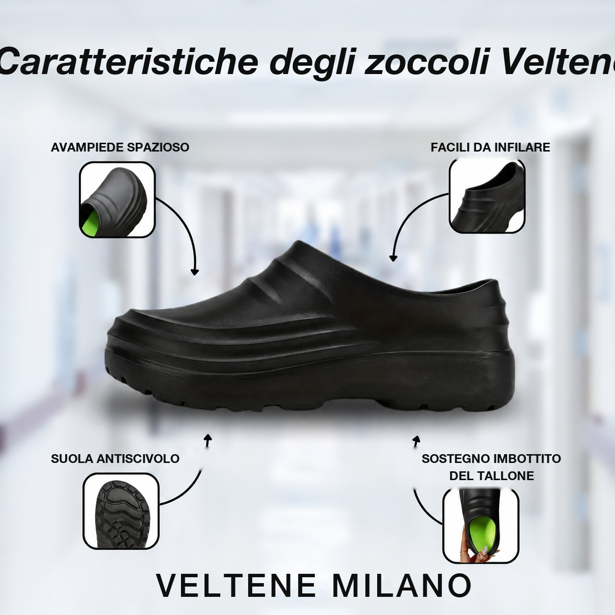 Caratteristiche degli zoccoli comfort